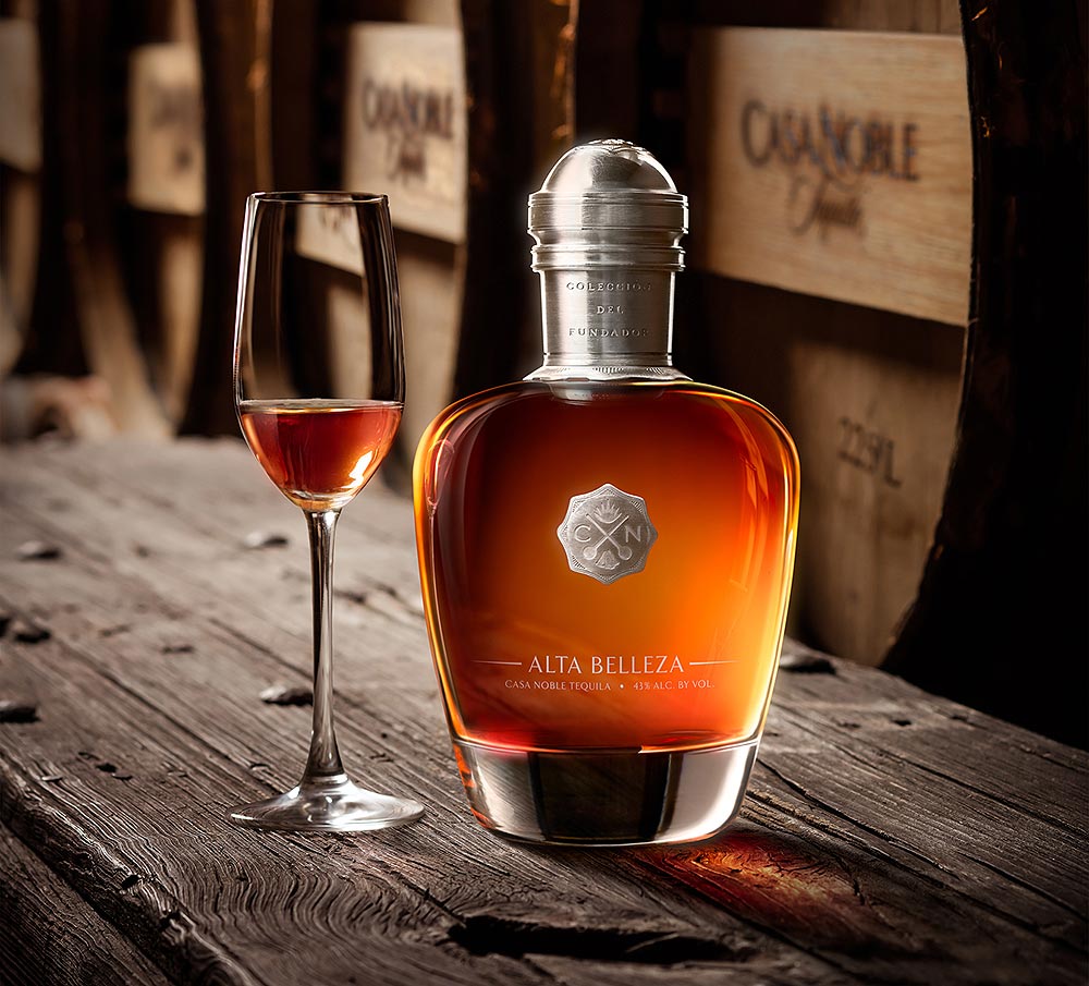 Casa Noble Alta Belleza Tequila is a small batch, top-of-class tequila that is produced under the supervision of maestro tequilero Pepe Hermosillo. Photo courtesy of Casa Noble