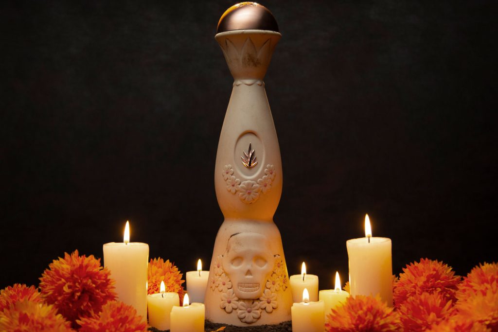Drinking spirits with the spirits: The special edition Clase Azul Dรญa de Los Muertos. Photo courtesy of Clase Azul