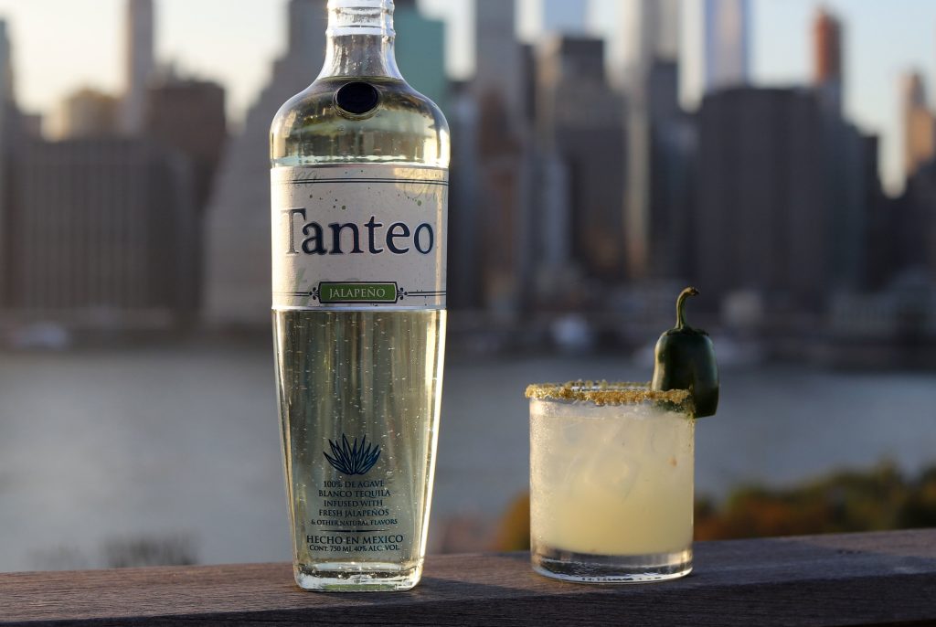 Tanteo Jalapeรฑo cuts no corners when it comes to production, resulting in a sweet and spicy tequila that will heat up the coming winter months. Photo courtesy of Tanteo