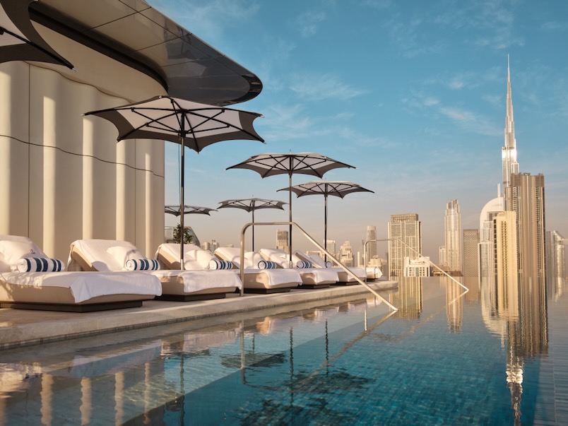 The Lana High Society pool Burj DorchesterCollection
