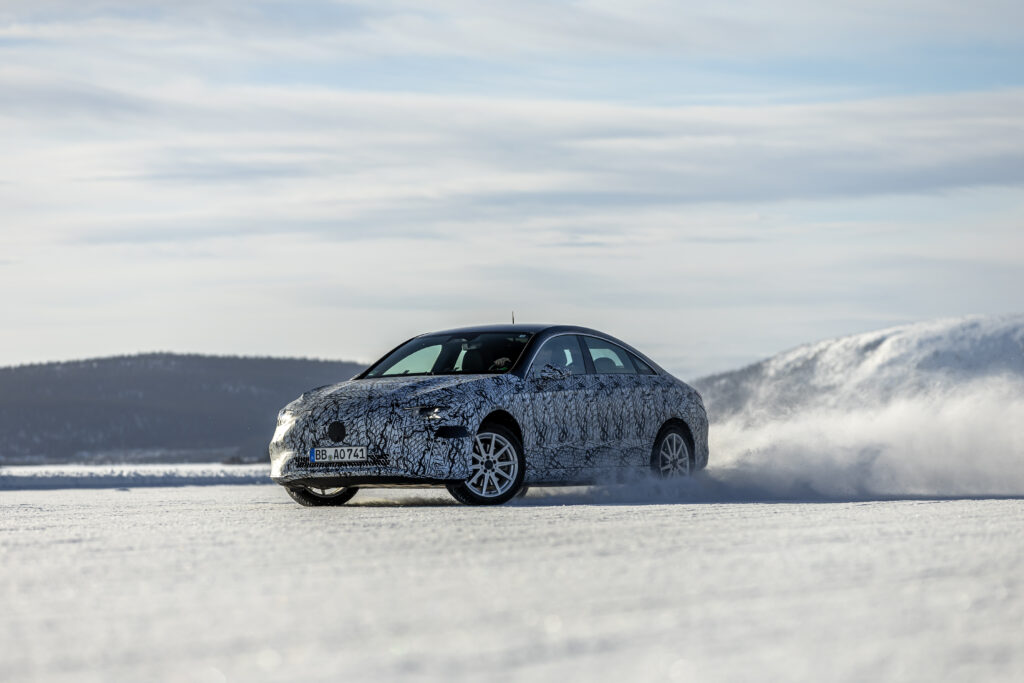 Winter Testing in Sweden, Arjeplog : The all new CLA with EQ Technology