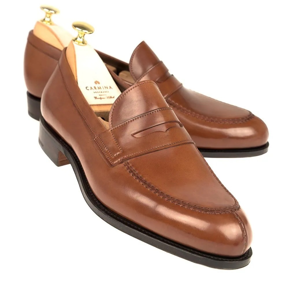 cordovan penny loafers bourbon l ()