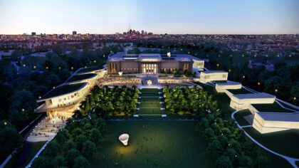 Nelson Atkins lawn night