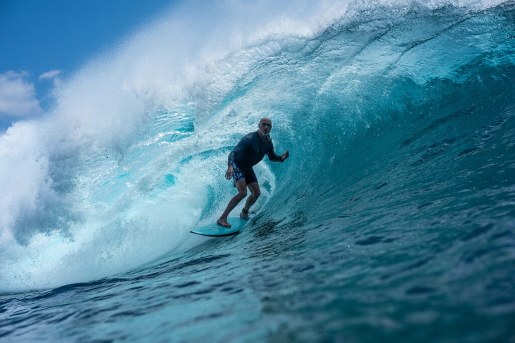 Michael surf (credit Stu Gibson)