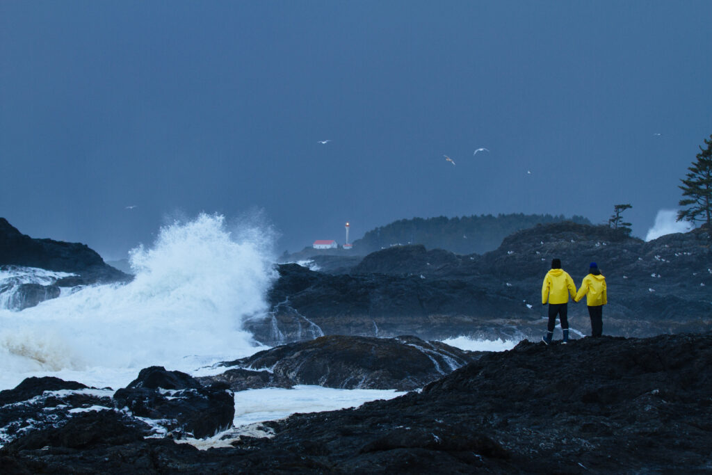 Winter Storm Watching Lennard Lighthouse Storm Jeremy Koreski March