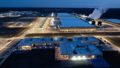 aerial view of our new albany data center campus in central ohio